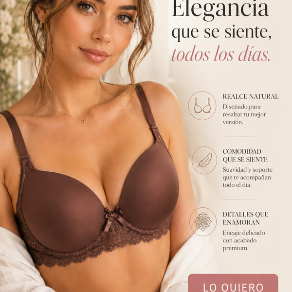 🌸 Brasier Únika™ Soft Lace 2 | Comodidad, Soporte y Elegancia