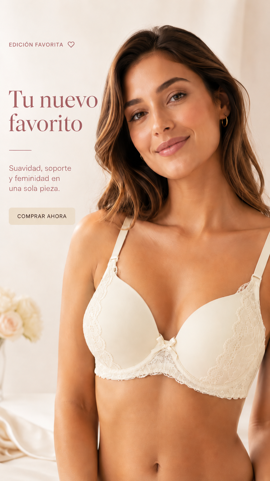 🌸 Brasier Únika™ Soft Lace 2 | Comodidad, Soporte y Elegancia