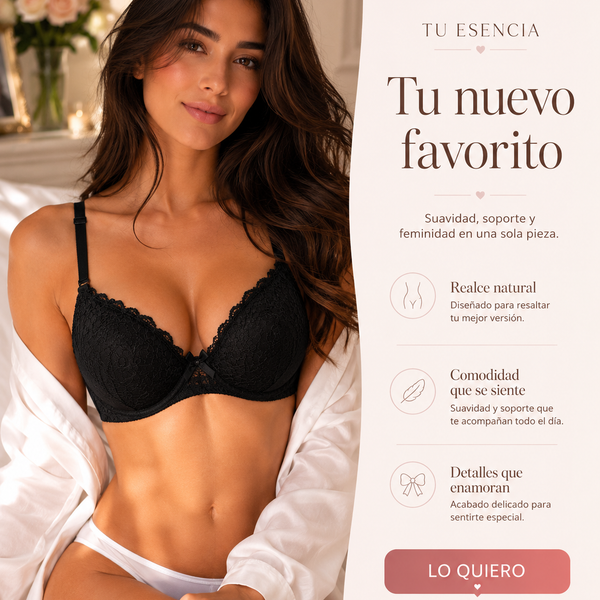 🌸 Brasier Únika™ Soft Lace 5 | Comodidad, Soporte y Elegancia