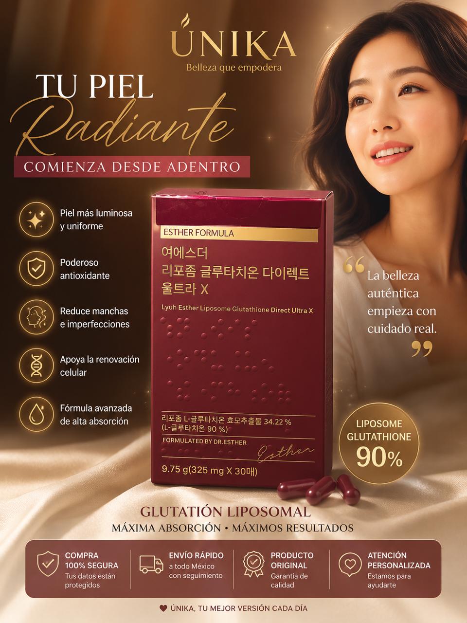 K-Beuty Glutatión Liposomal Ultra X | Tu Ritual de Luminosidad Diaria